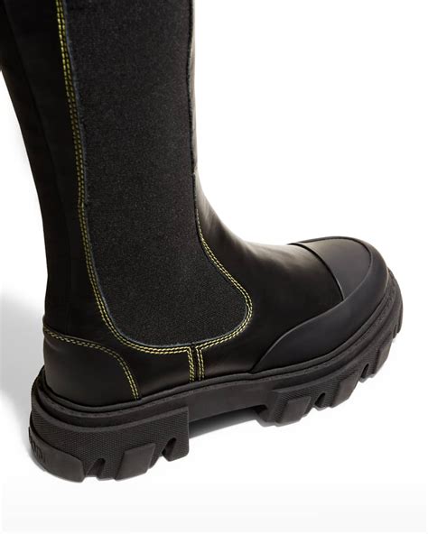 waterproof lug sole boots